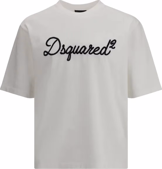 Dsquared² White Cotton T-Shirt