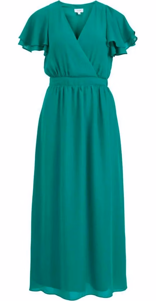 Vila Clothes Bicolor Polyester Casual Dress