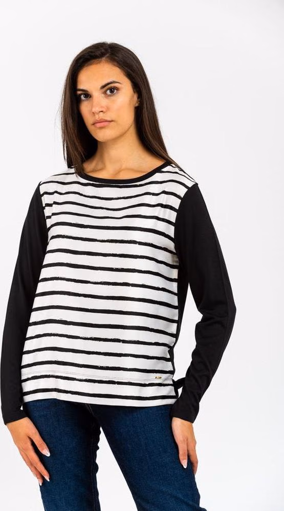 Gas Black Modal Long Sleeve T-Shirt