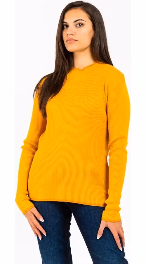 Gas Yellow Wool Sweatshirt