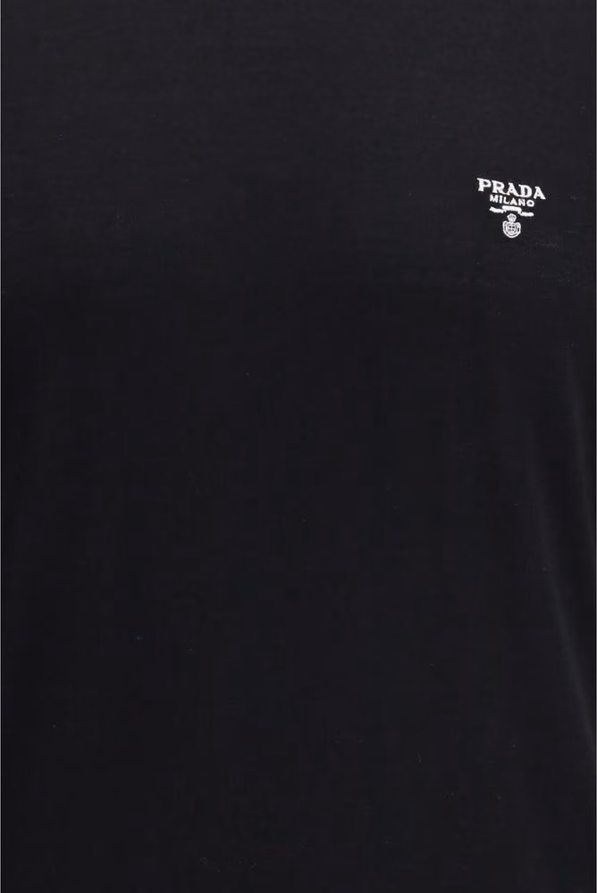 Prada Black Wool T-Shirt