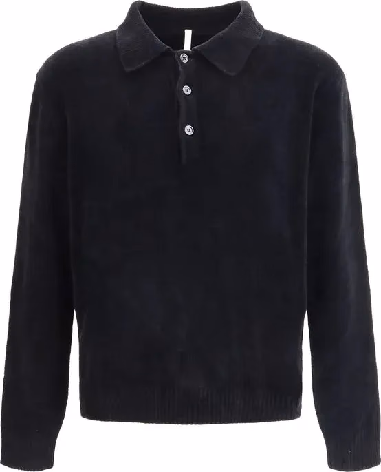 Sunflower Black Cotton Polo Shirt