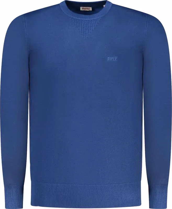 Rifle Blue Viscose Men's Sweater