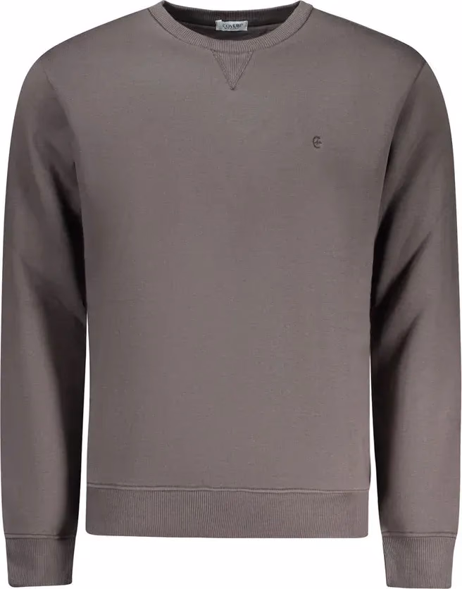 Coveri Moving Grigio Cotton Men Sweatshirt