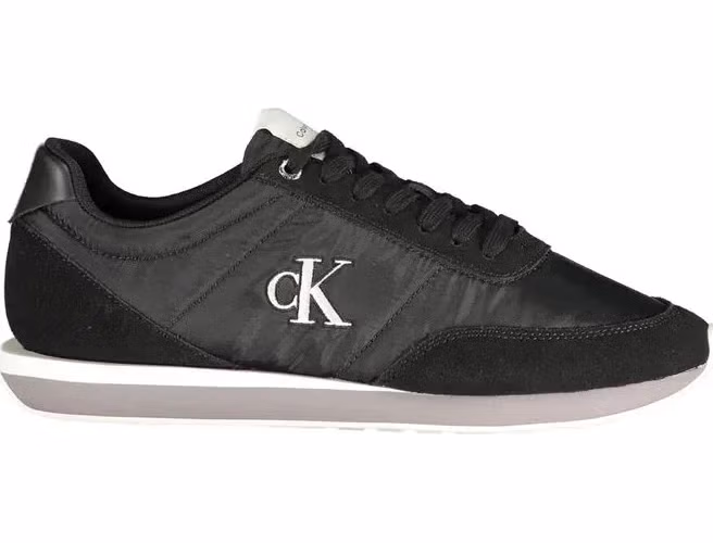 Calvin Klein Black Polyester Men Sneaker