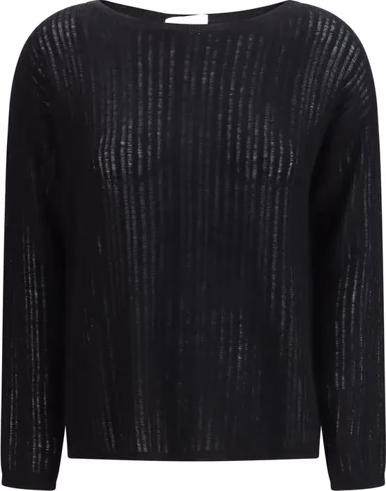 Allude Black Cashmere Sweater