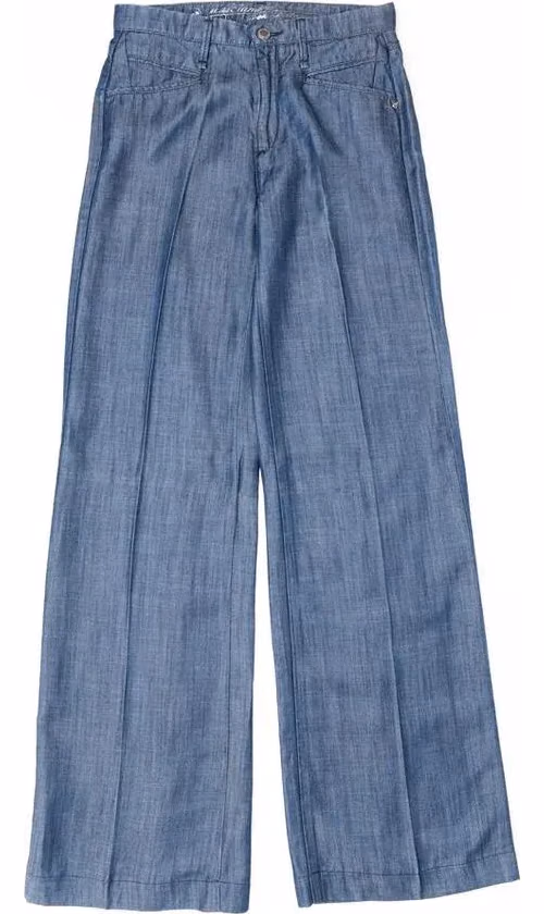 Gas Blue Glass Pants