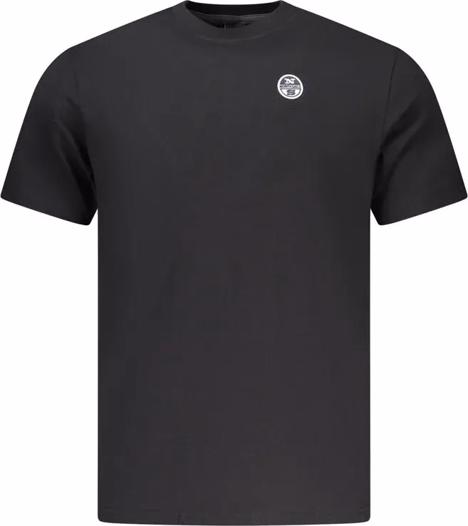 North Sails Nero Cotton Men T-Shirt