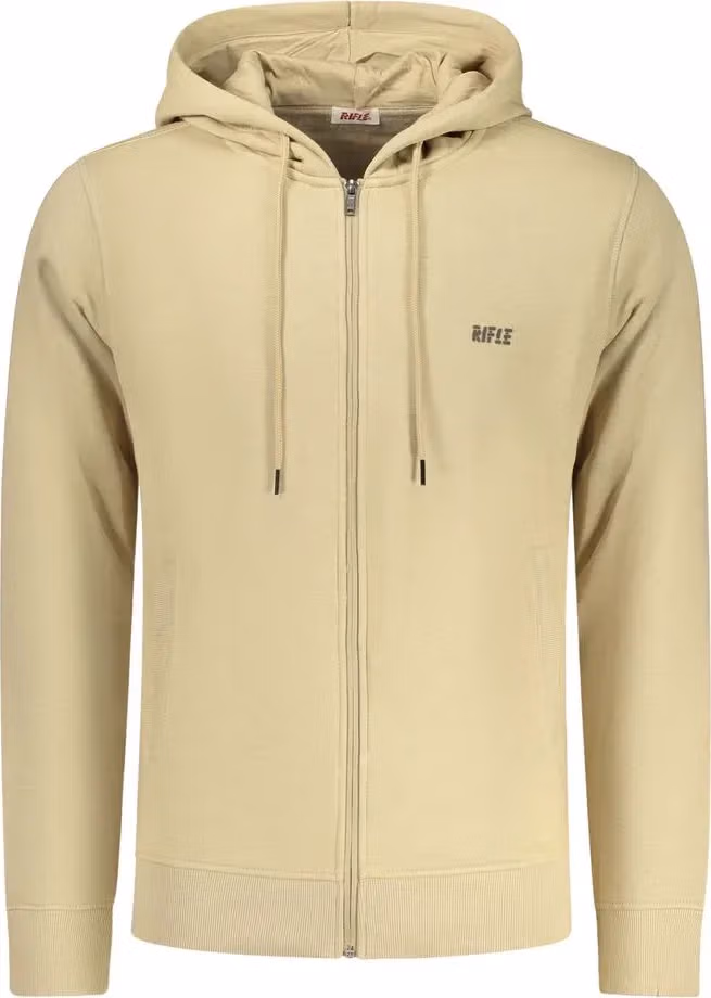 Rifle Beige Cotton Men's Hoodie
