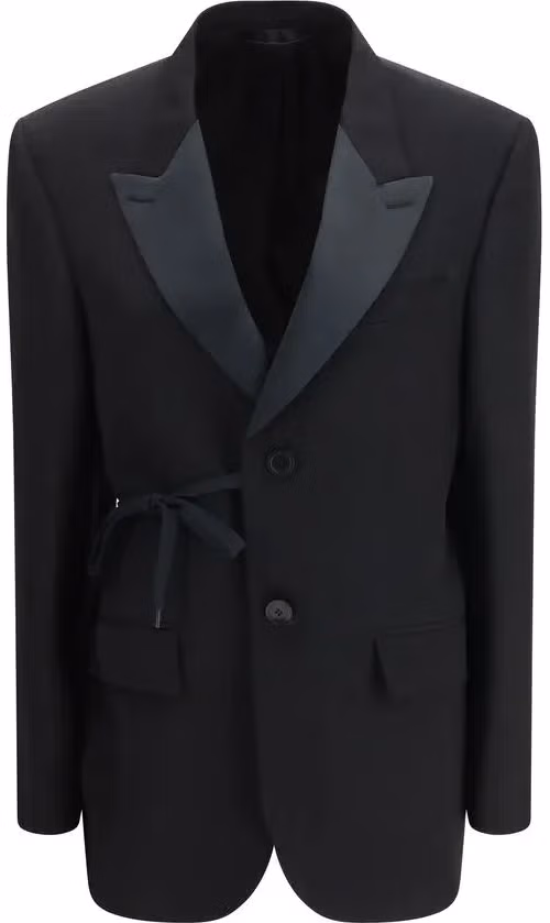 Balenciaga Black Wool Coat