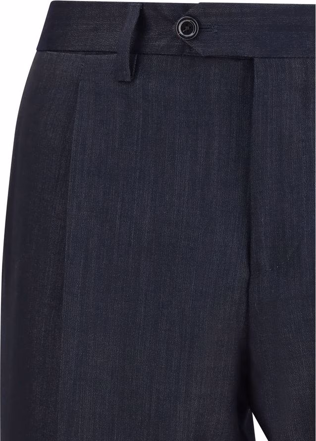 Lardini Blue Cotton Two-Piece Suit