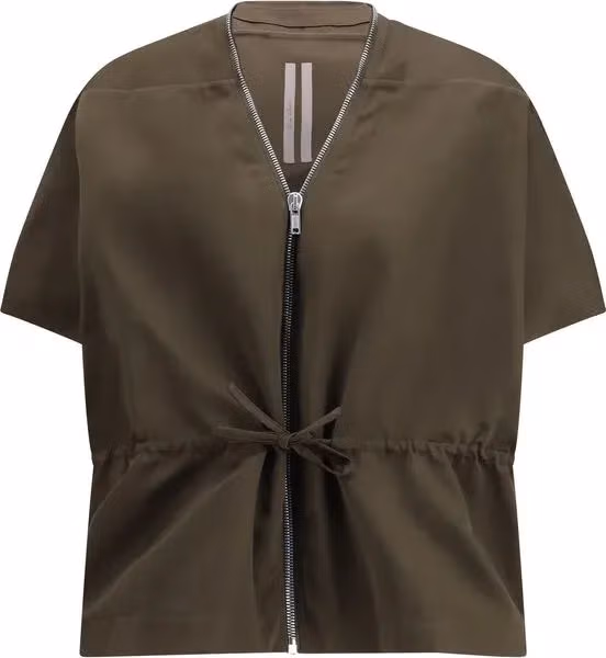 Rick Owens Brown Polyester Shell Jacket