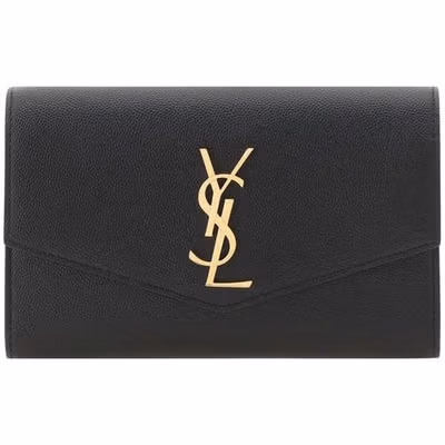 Black Calf Leather Bos Taurus Wallet