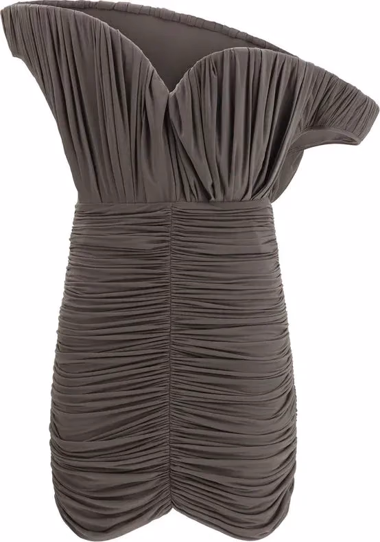 Magda Butrym Brown Copper Casual Dress