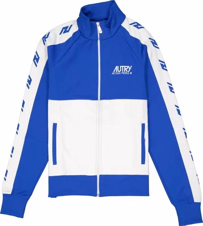 Autry Blue Cotton Shell Jacket