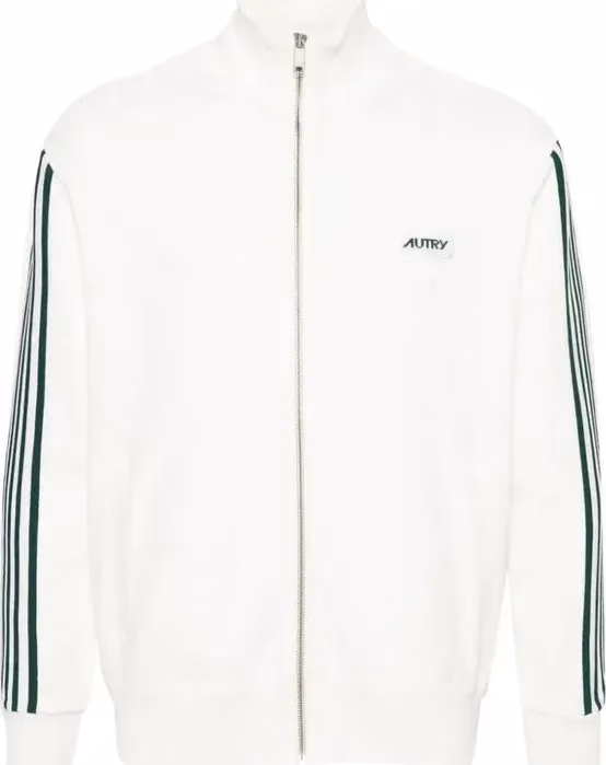 Autry White Nylon Sweatshirt