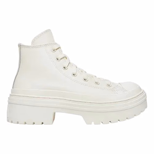 Converse White Recycled Leather High Heel Pumps