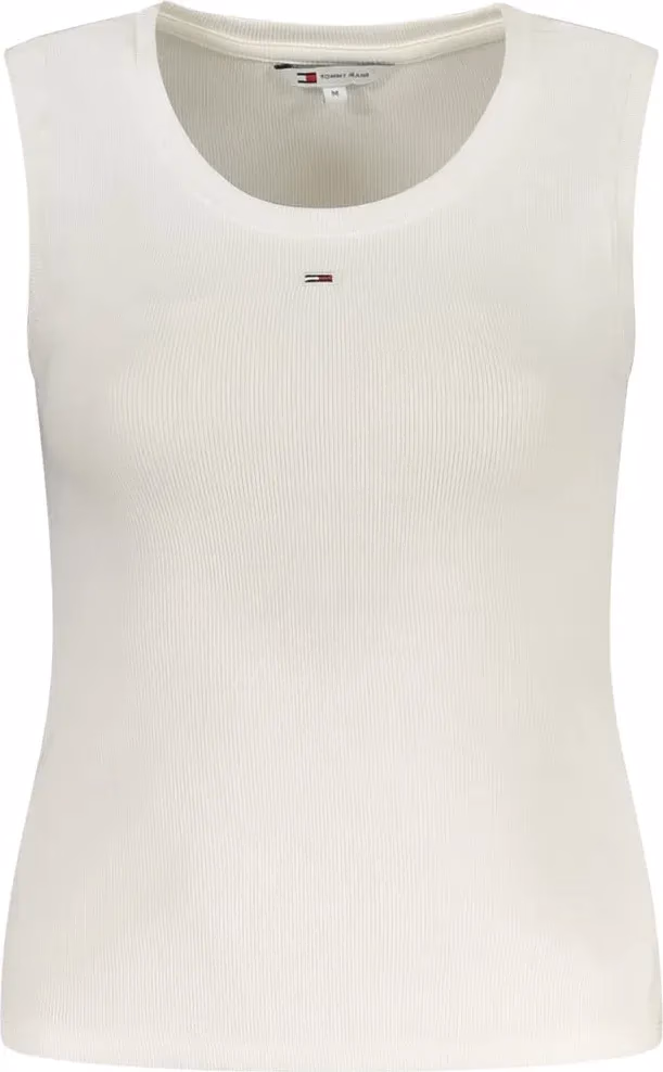 Tommy Hilfiger Bianco Cotton Women Tank Top