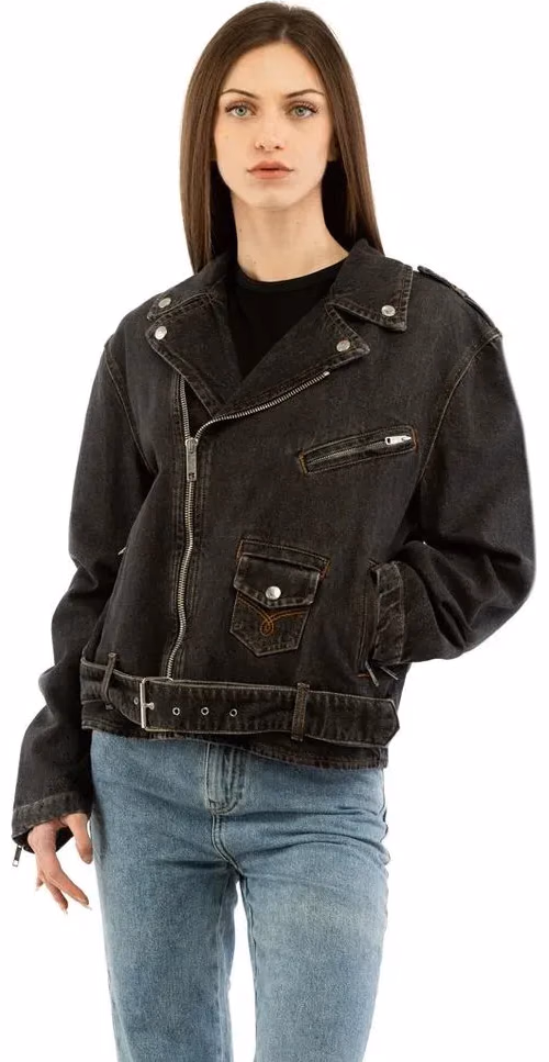 Moschino Multicolor Cotton Denim Jacket