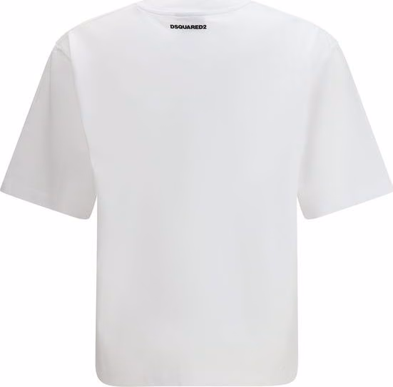 Dsquared² White Cotton T-Shirt