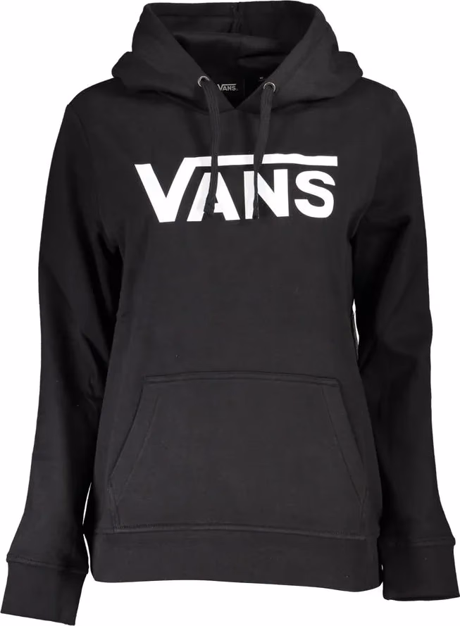 Vans Black Cotton Women Hoodie