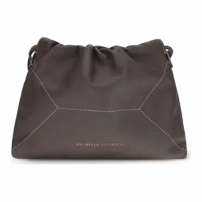 Brown Calf Leather Bos Taurus Shoulder Bag