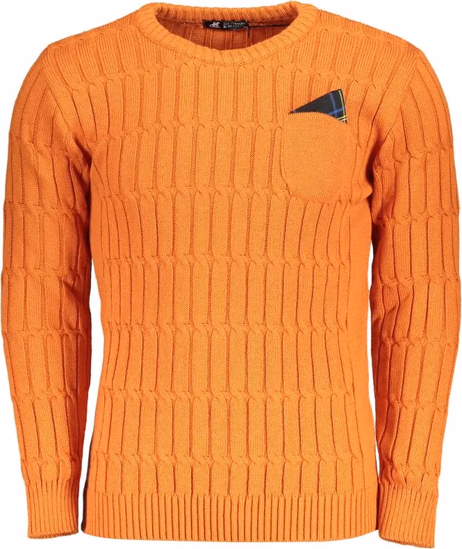 U.S. Grand Polo Arancione Acrylic Men Sweater