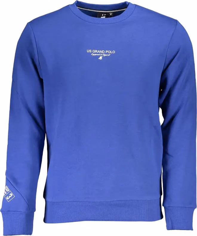 U.S. Grand Polo Blue Cotton Men's Sweatshirt