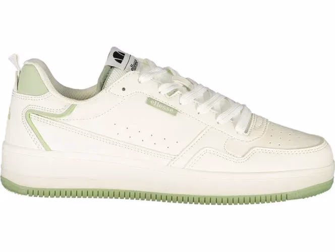 Ellesse White Polyurethane Women Sneaker