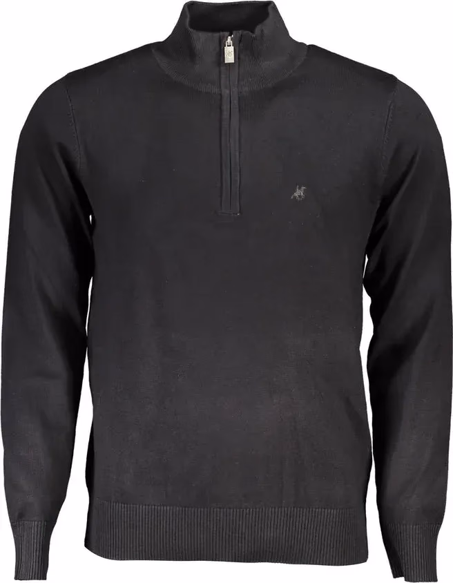 U.S. Grand Polo Black Viscose Men's Sweater