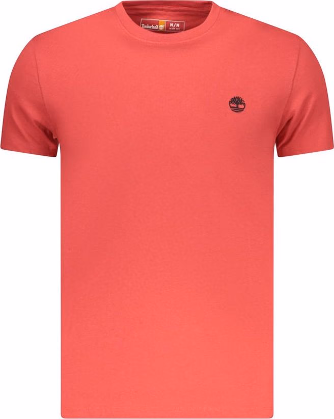 Timberland Rosso Cotton Men T-Shirt