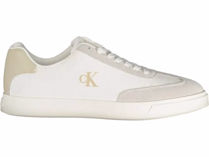 Calvin Klein White Polyurethane Men Sneaker