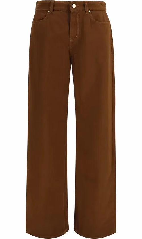 Max Mara Brown Cotton Pants
