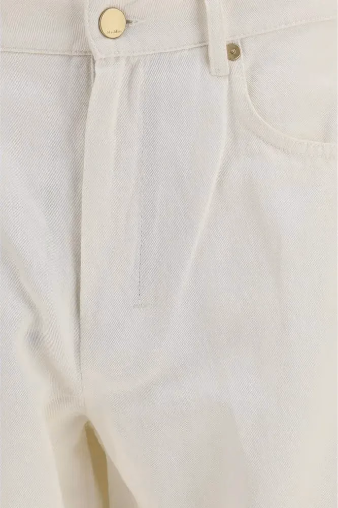 'S Max Mara Beige Cotton Casual Pants