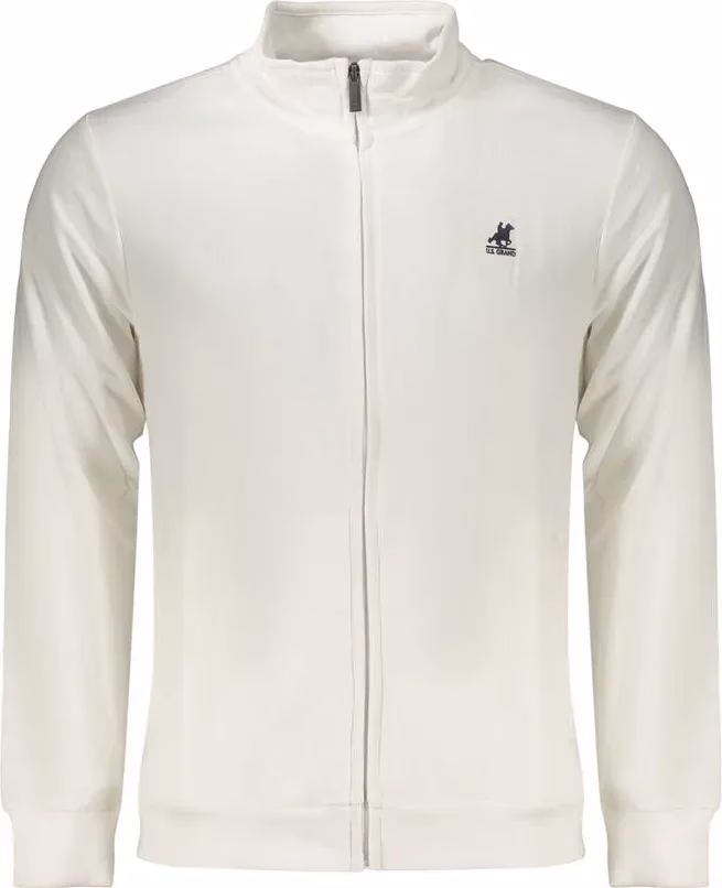 U.S. Grand Polo White Cotton Mens Sweatshirt