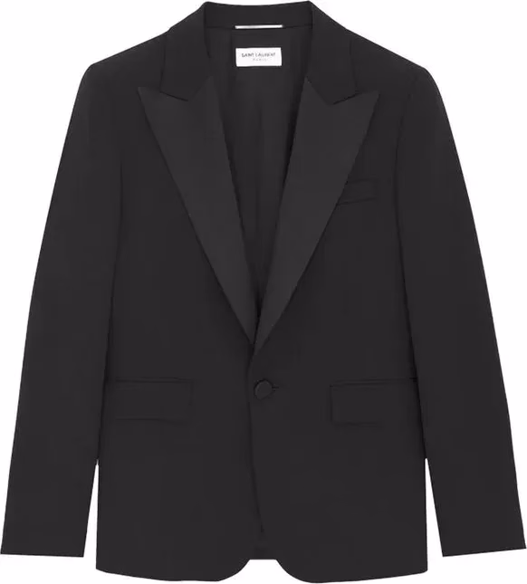 Saint Laurent Black Wool Blazer