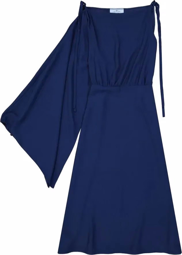 Prada Blue Acetate Casual Dress