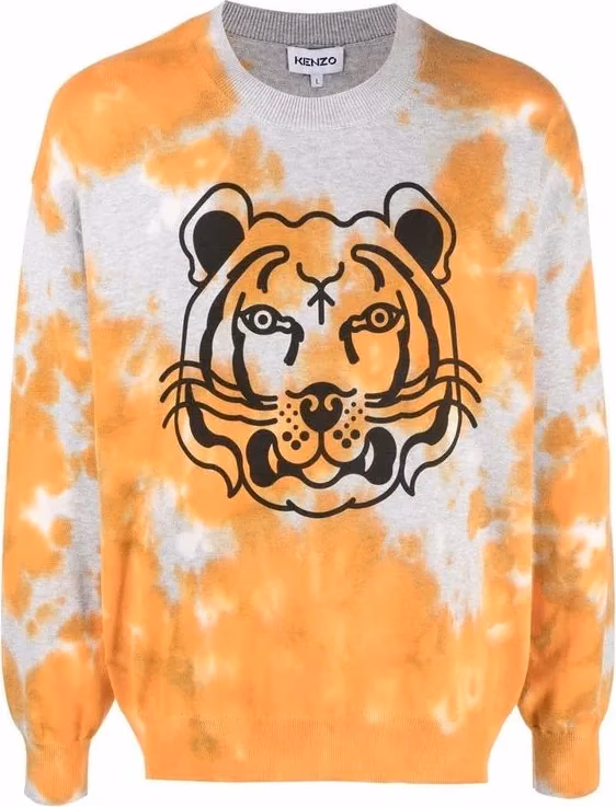 Kenzo Orange Cotton Sweatshirt