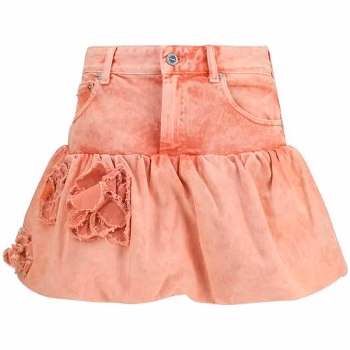 Ganni Multicolor Cotton Mini Skirt