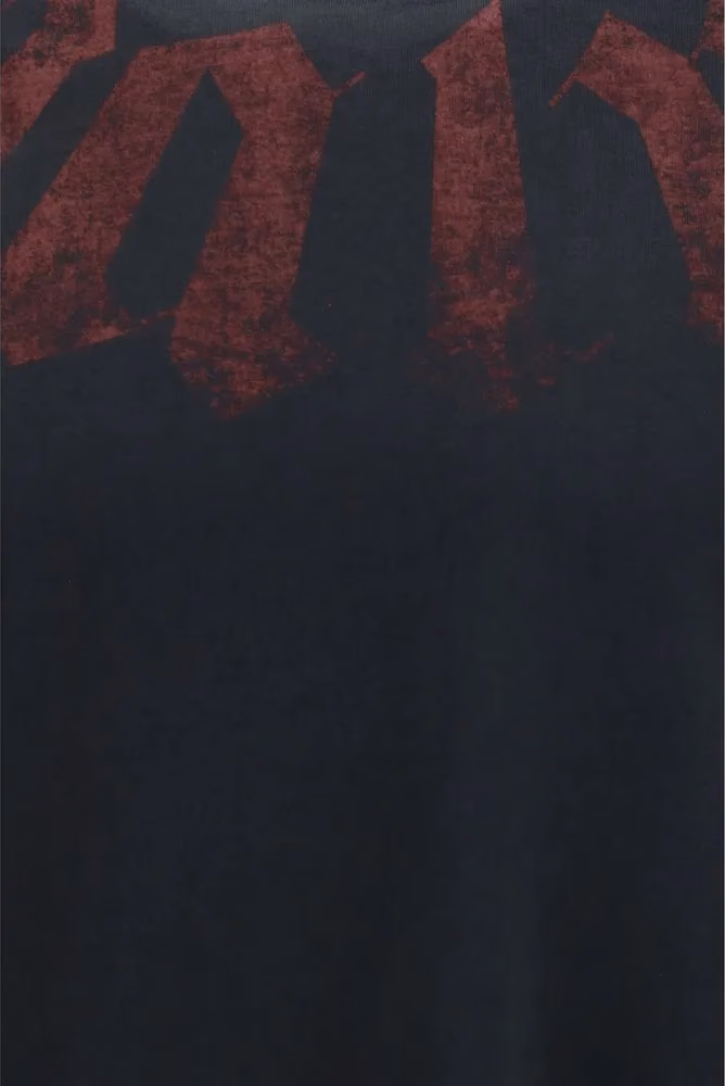 Palm Angels Black Cotton T-Shirt
