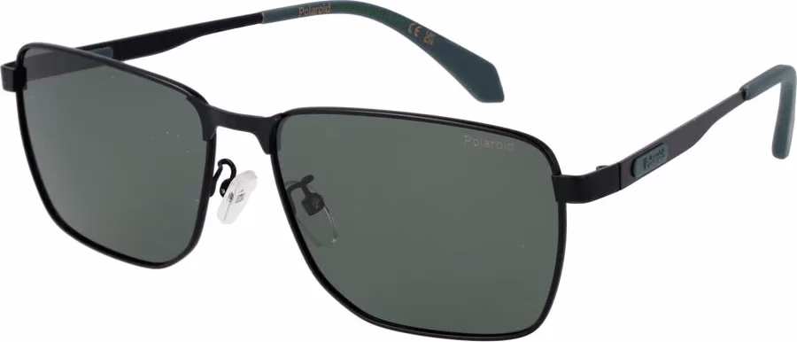 Polaroid Black Metal Sunglasses