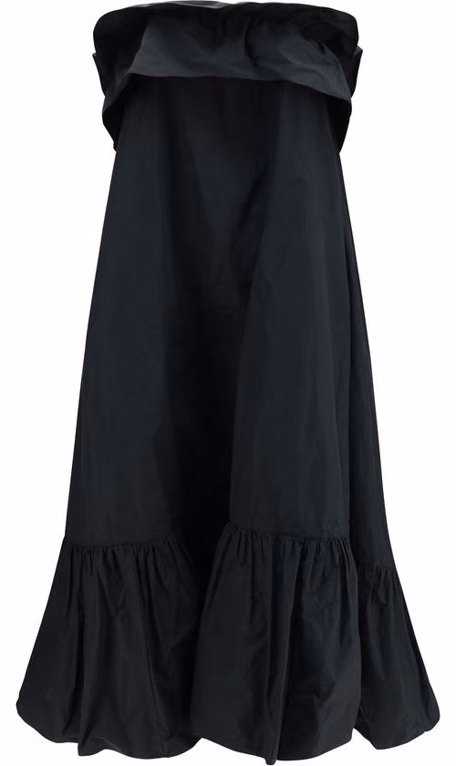 Saint Laurent Black Polyester Casual Dress