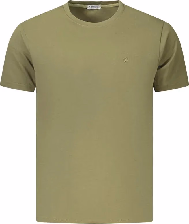 Coveri Moving Verde Cotton Mens TShirt