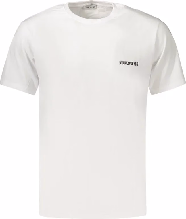 Bikkembergs White Cotton Men's T-Shirt