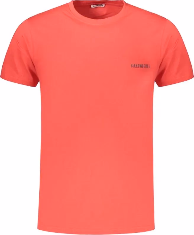 Bikkembergs Rosso Cotton Mens T-Shirt