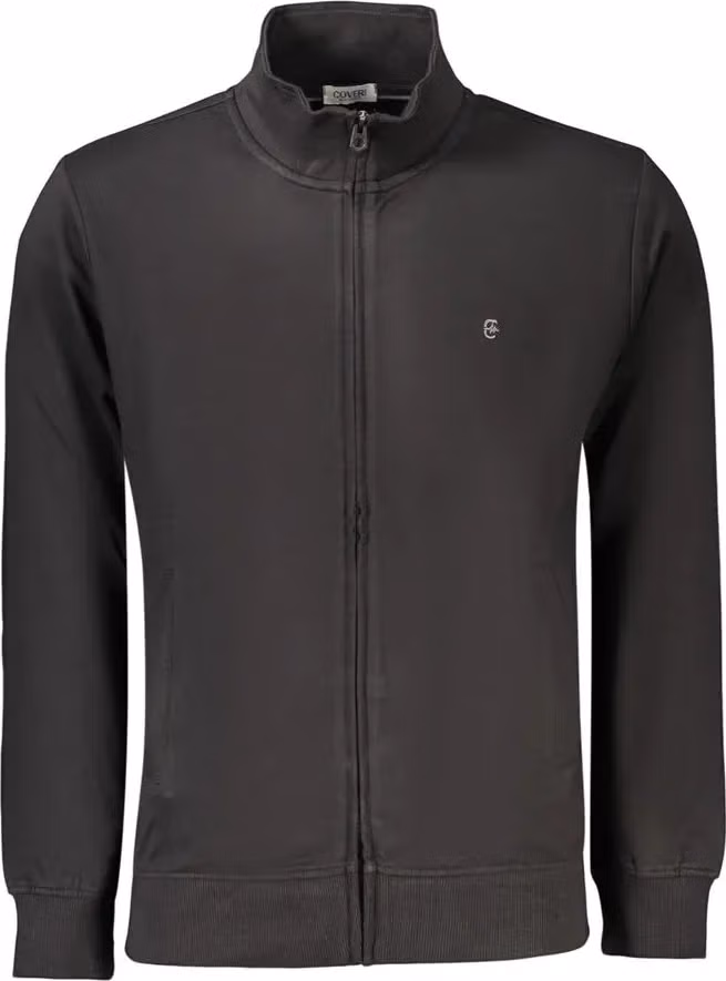 Coveri Moving Black Cotton Men's Sweatshirt