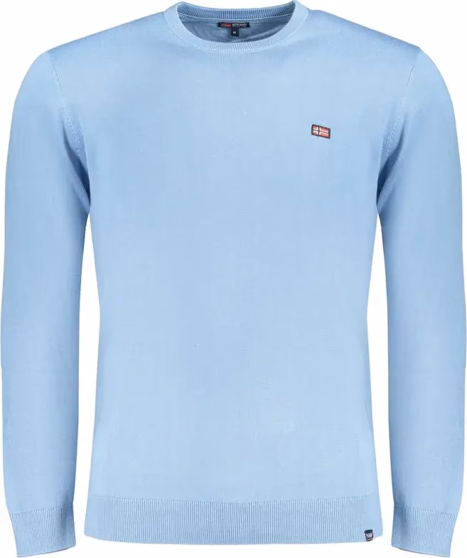 Norway 1963 Blue Cotton Men's Sweater