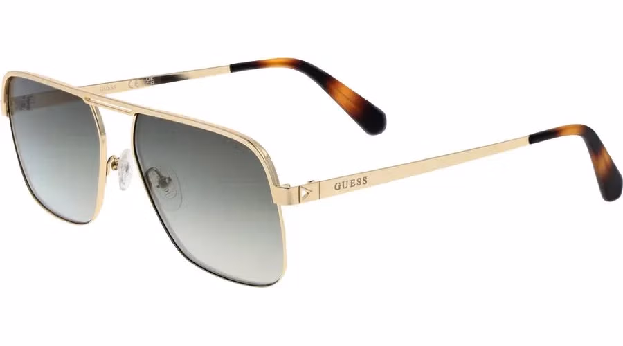 Guess Gold Metal Sunglasses