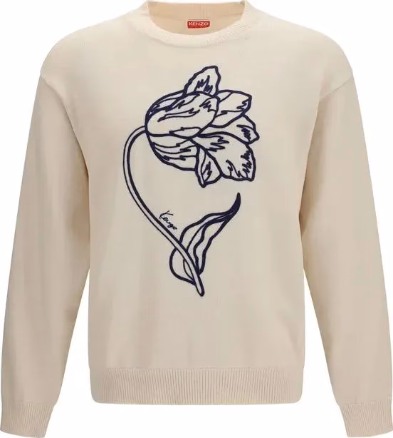 Kenzo Beige Cotton Sweatshirt