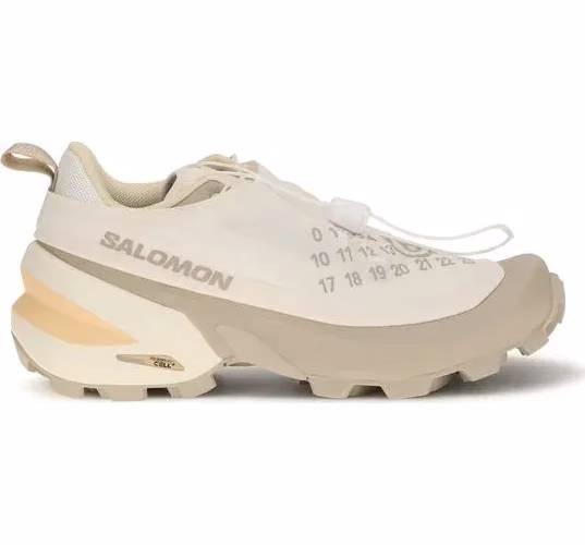 MM6 White Nylon Athletic Sneakers